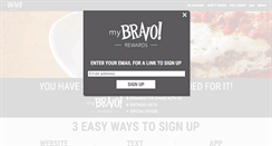 Desktop Screenshot of mybravoreward.com